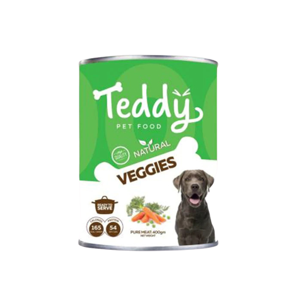 Teddy Natural Veggies Dog Wet Food 400g