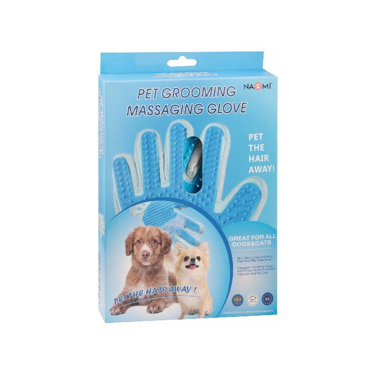 Naomi Pet Grooming Massaging Glove Two pieces