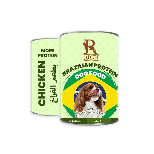 Rich Pate Adult Dog Wet Food Cans  With Chicken 400 g