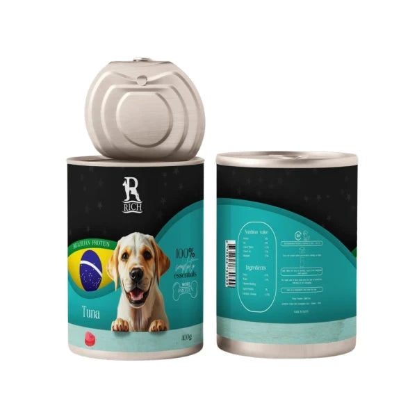 Rich Pate Adult Dog Wet Food Cans  With Tuna 400 g