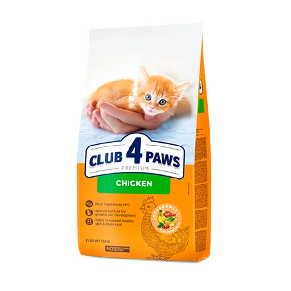 Club 4 Paws Kitten Dry Food Chicken