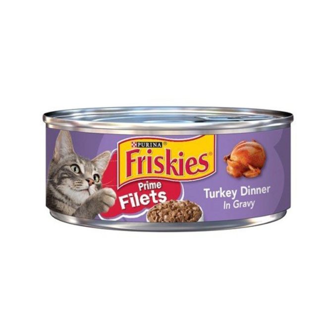Friskies tukey Dinner in gravy Filets 156 GM